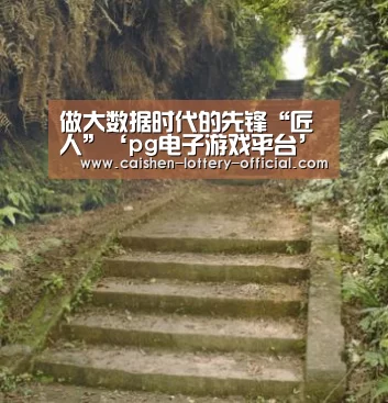 做大数据时代的先锋“匠人”‘pg电子游戏平台’(图1) pg电子下载